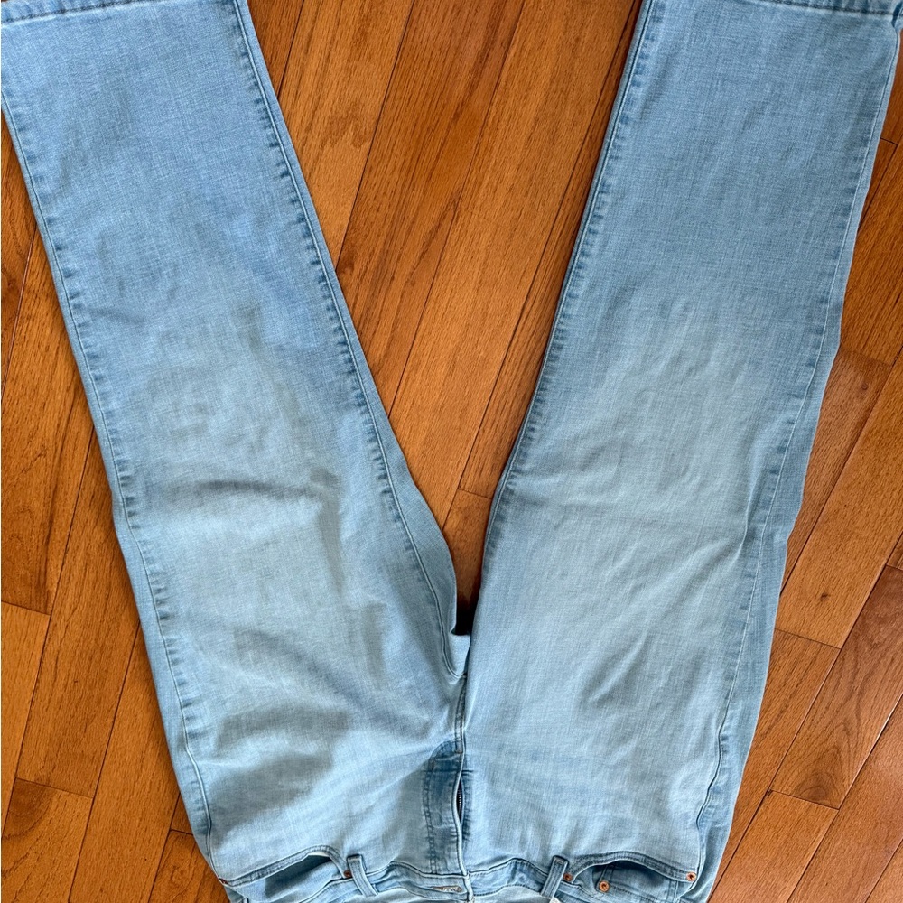 Levi's Light Wash Blue Boyfriend Jeans